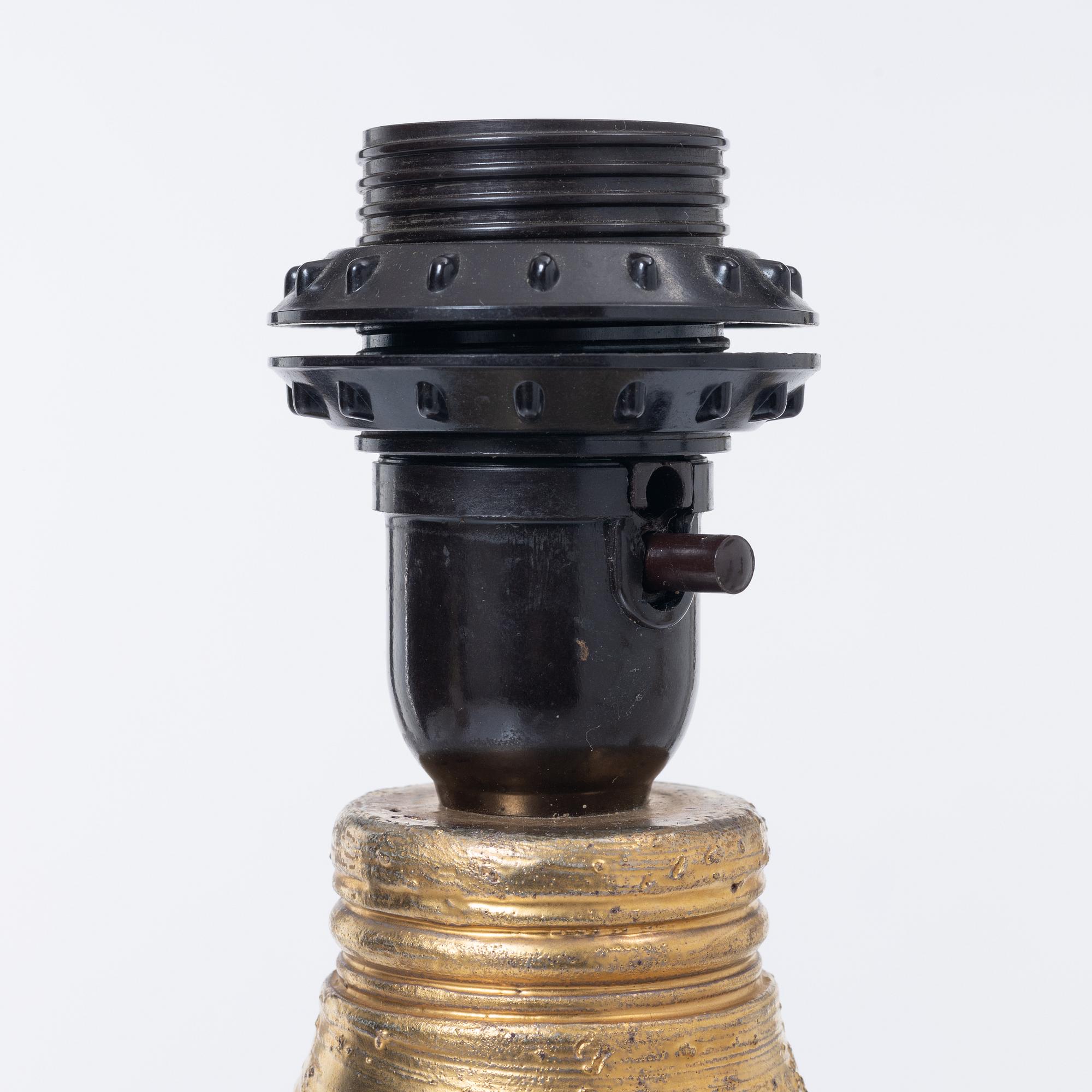 Bordslampor, 4 st, Bitossi för Bergboms, 1900-talets andra hälft.