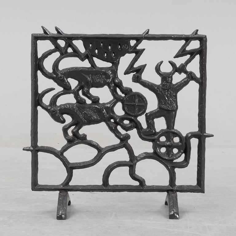 Olle Hermansson, brasgaller/gnistskydd, Husqvarna, 1900-talets andra hälft.