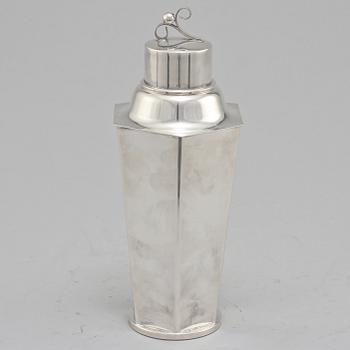 SHAKER, nysilver, art deco, 1900-talets andra kvartal.