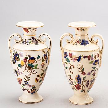 A set of 2 pairs of Rörstrand majolica urns.