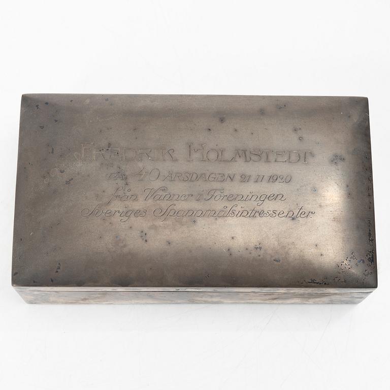 Askar, 3 st, silver, bl.a. C.g.Hallberg, 1919.