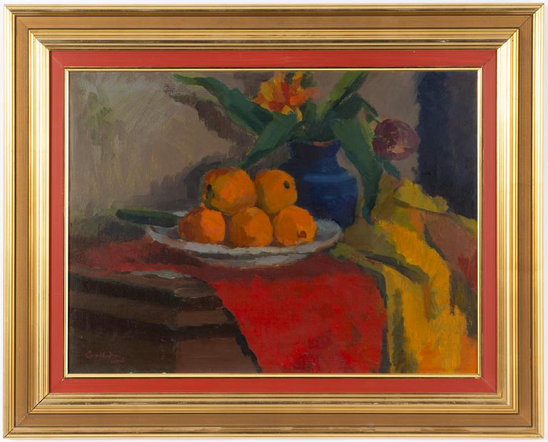 Sixten Lundbohm, Stil life with oranges.