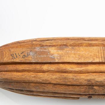 Sami, wood, 3 parts, indistinctly signed M Lenius?.