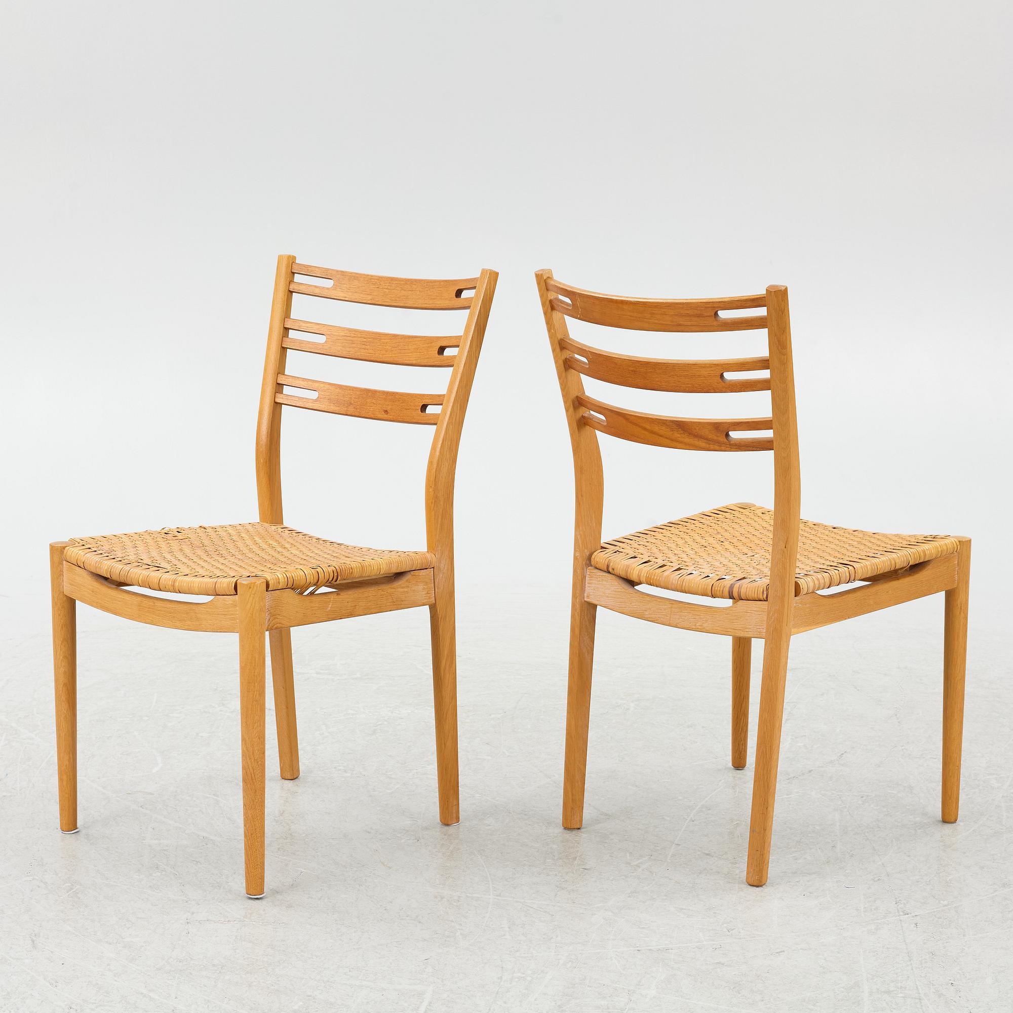 Sørens Flenstedt, stolar 6 st, Sibast, Danmark, 1960-tal.