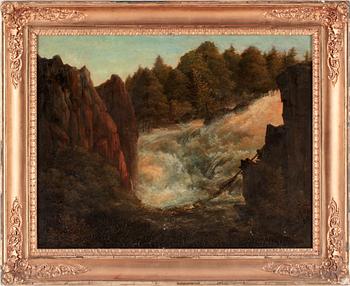 JOHAN FREDRIK JULIN, tillskriven a tergo, olja på duk.