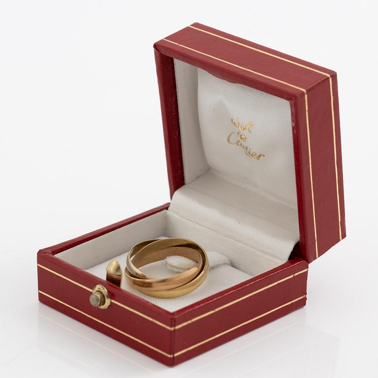 Ring, 18K guld i tre färger.