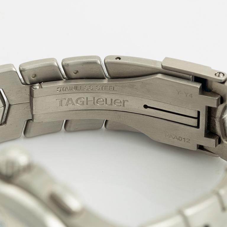 Tag Heuer, Link, chronograph, wristwatch, 42 mm.