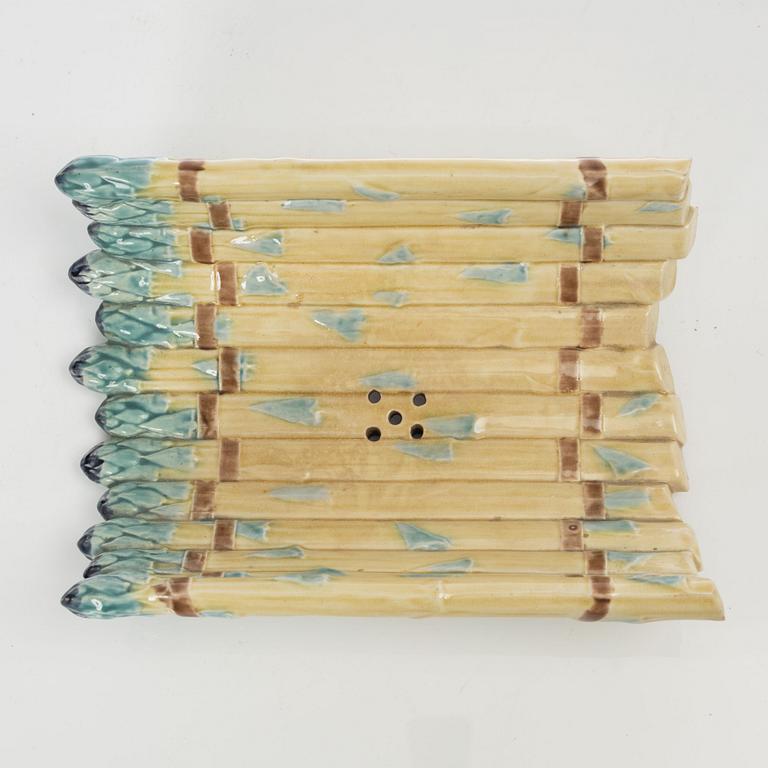 Sparrisfat, majolika, Gustavsberg, sent 1800-tal.