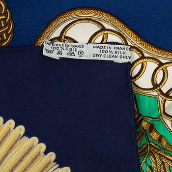 Hermès, Hermès, scarf, "Poste et Cavalerie".