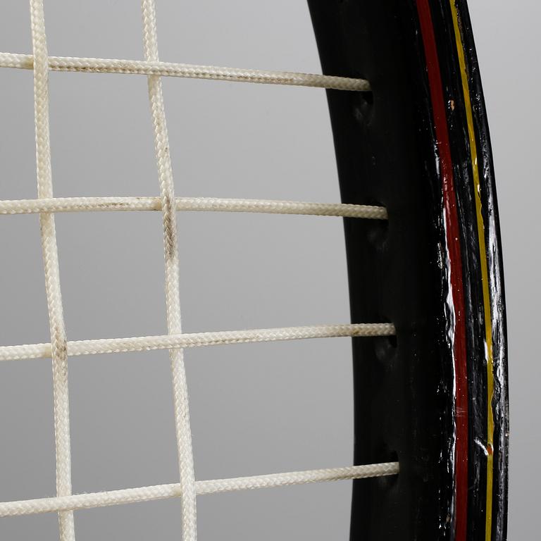 TENNISRACKET, trä, 1900-tal.