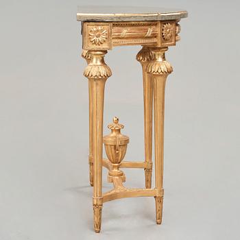 A Gustavian late 18th century console table.