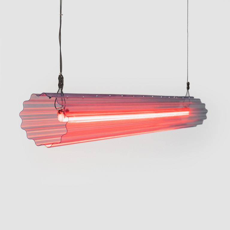 Stamuli, a ceiling lamp, Greenhouse Bar for Stockholm Furniture Fair 2024.