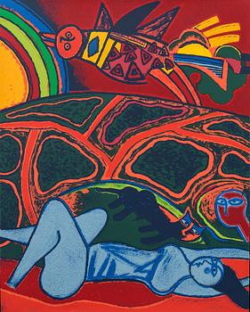 BEVERLOO CORNEILLE, färgserigrafi, signerad och numrerad II/XXV, daterad '95.