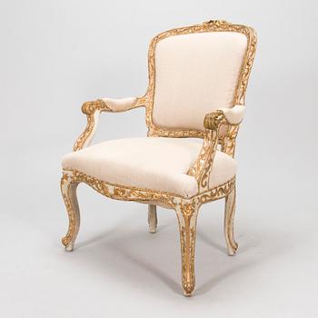 Karmstol, Louis XV-stil, 1800-talets slut.