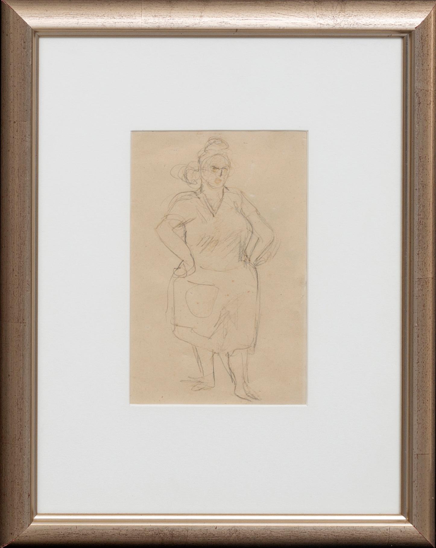 Tora Vega Holmström, drawing not signed.