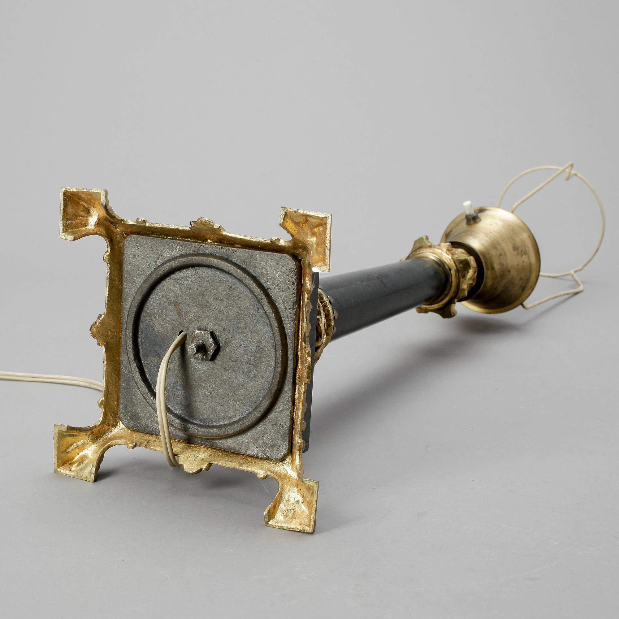 BORDSLAMPA, empirestil, 1900-talet.