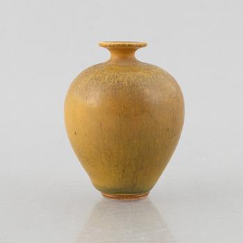 Berndt Friberg, a stoneware miniature vase, Gustavsberg Studio 1976.