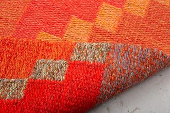 Brita Grahn, a carpet, flat weave, ca 354,5 x 277 cm, signed Brita Grahn.