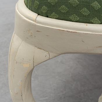 A pair of rococo armchairs, mid 18th Century.