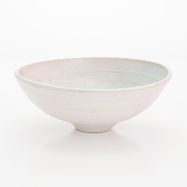 Marita Lybeck, a red clay bowl, signed ML.