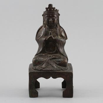 BUDDHA, brons, orientalisk, 1900-tal.