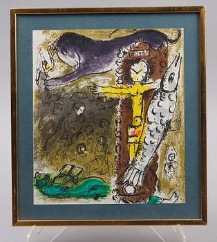 Marc Chagall · MARC CHAGALL, efter, litografiskt tryck.