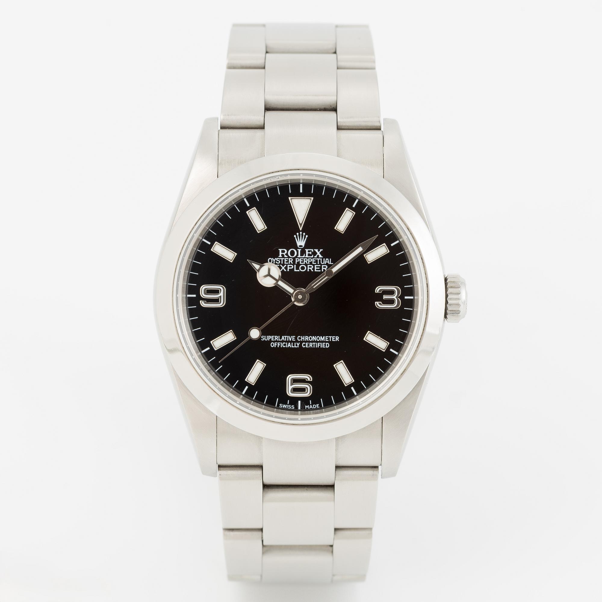 Rolex, Oyster Perpetual, Explorer, wristwatch, 36 mm.