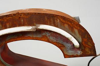 SKYLTBOKSTÄVER, 2 st, 1900-tal.