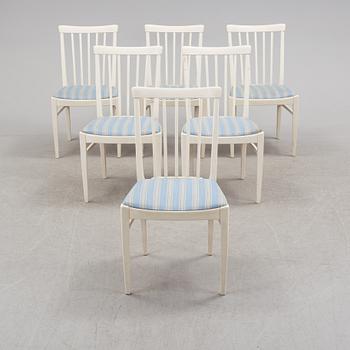 CARL MALMSTEN, matgrupp 7 delar, "Herrgården", Bodafors möbelfabrik.
