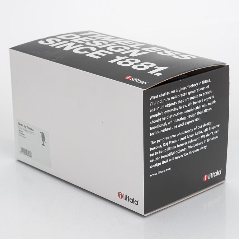 Oiva Toikka, glasfågel, signed Oiva Toikka Iittala.