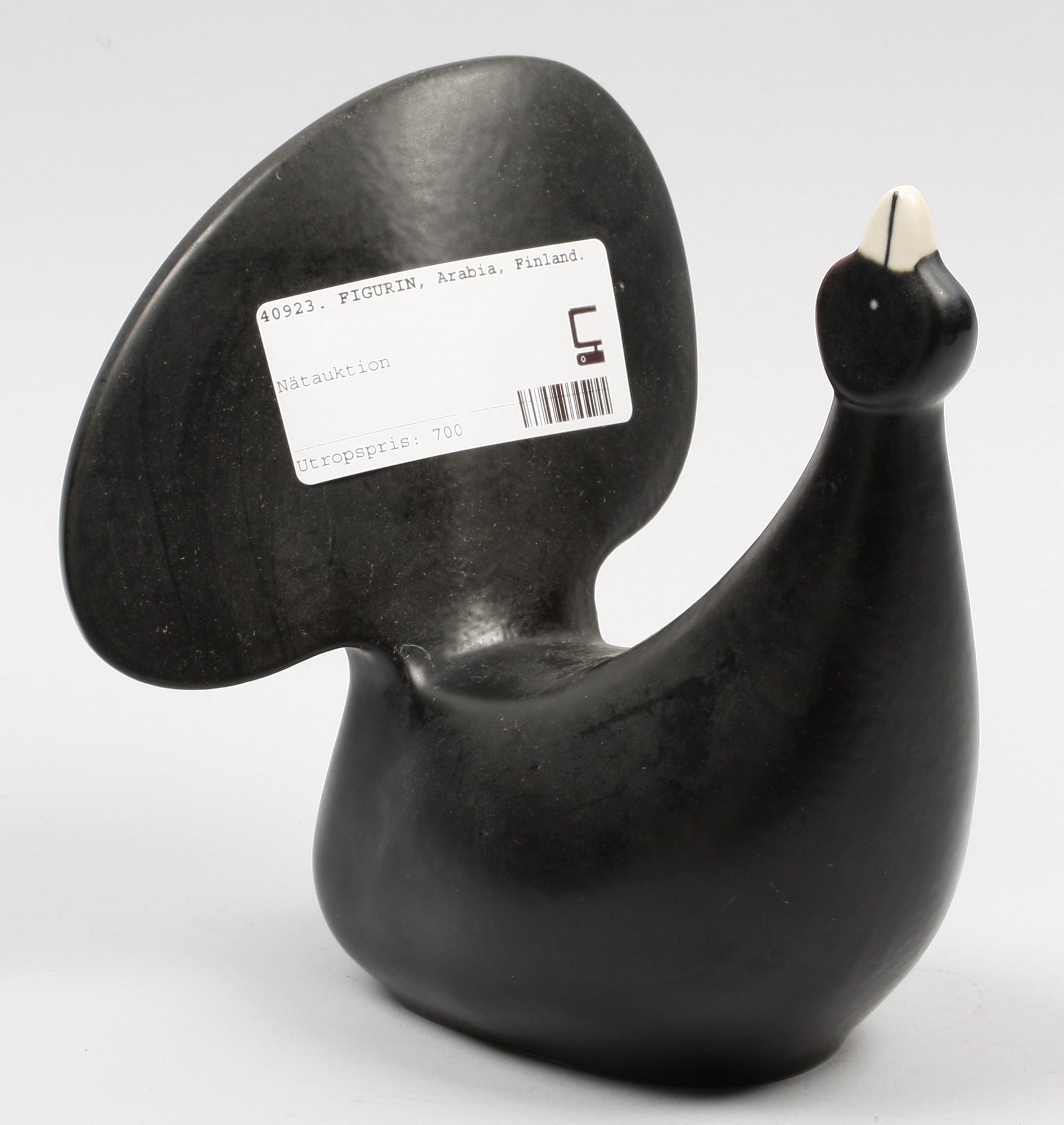 FIGURIN, stengods, Arabia, Finland. WWF.