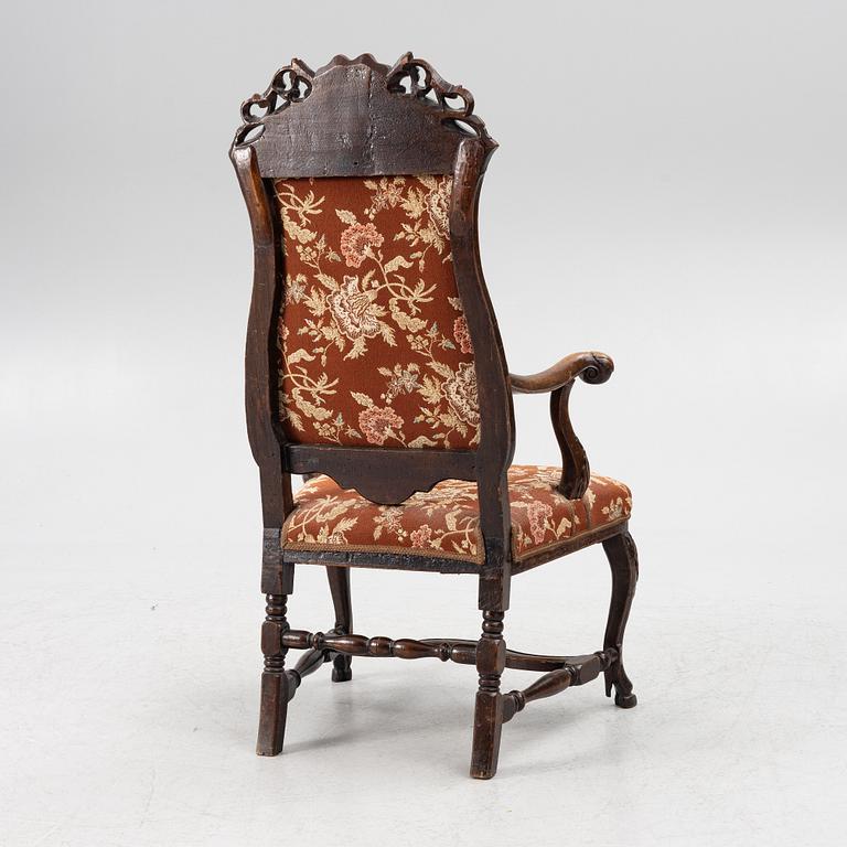 Armchair, Rococo, mid-18th century.