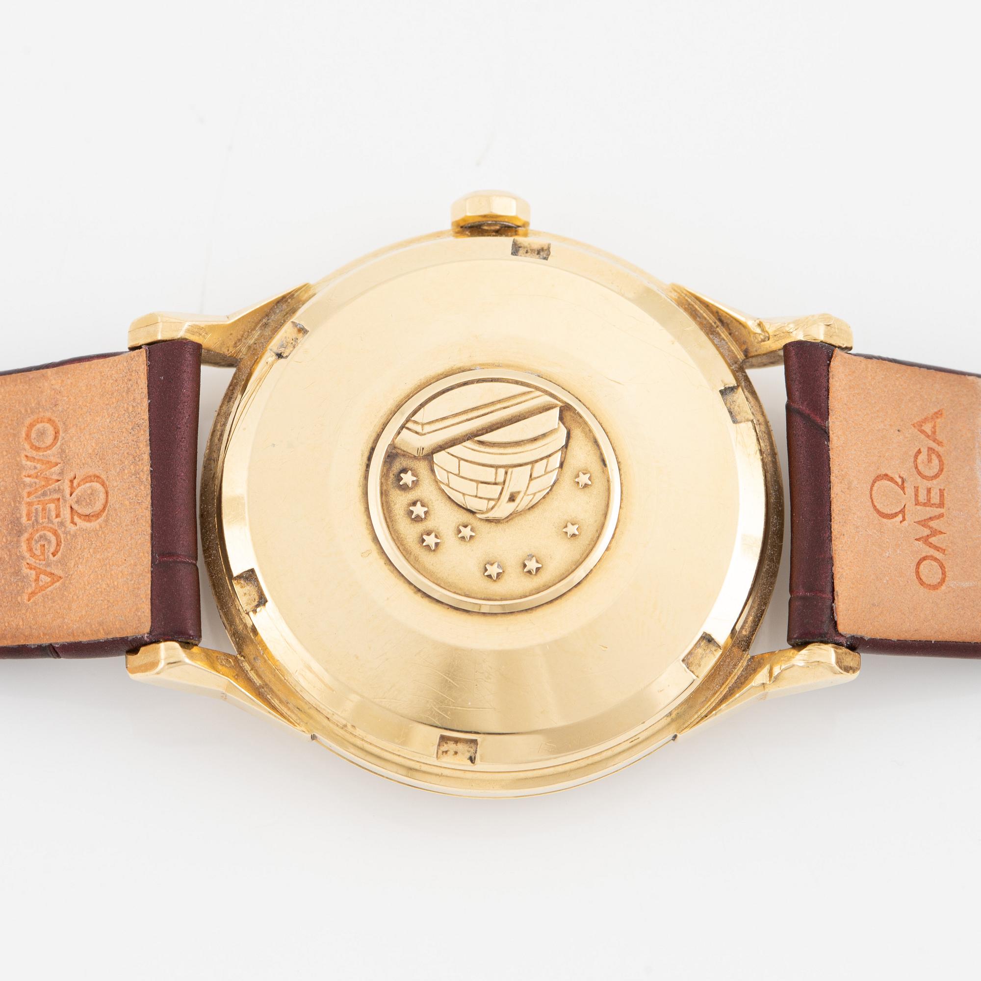Omega, Constellation, "Pie-Pan", wristwatch, 34 mm.