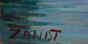 GUSTAF BÖRTNER ANDERSSON-ZANDT, olja på pannå, sign.
