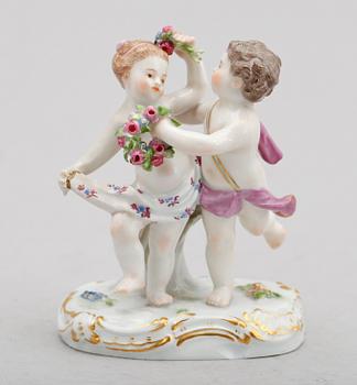 FIGURGRUPP, porslin, Meissen, 1900-tal.