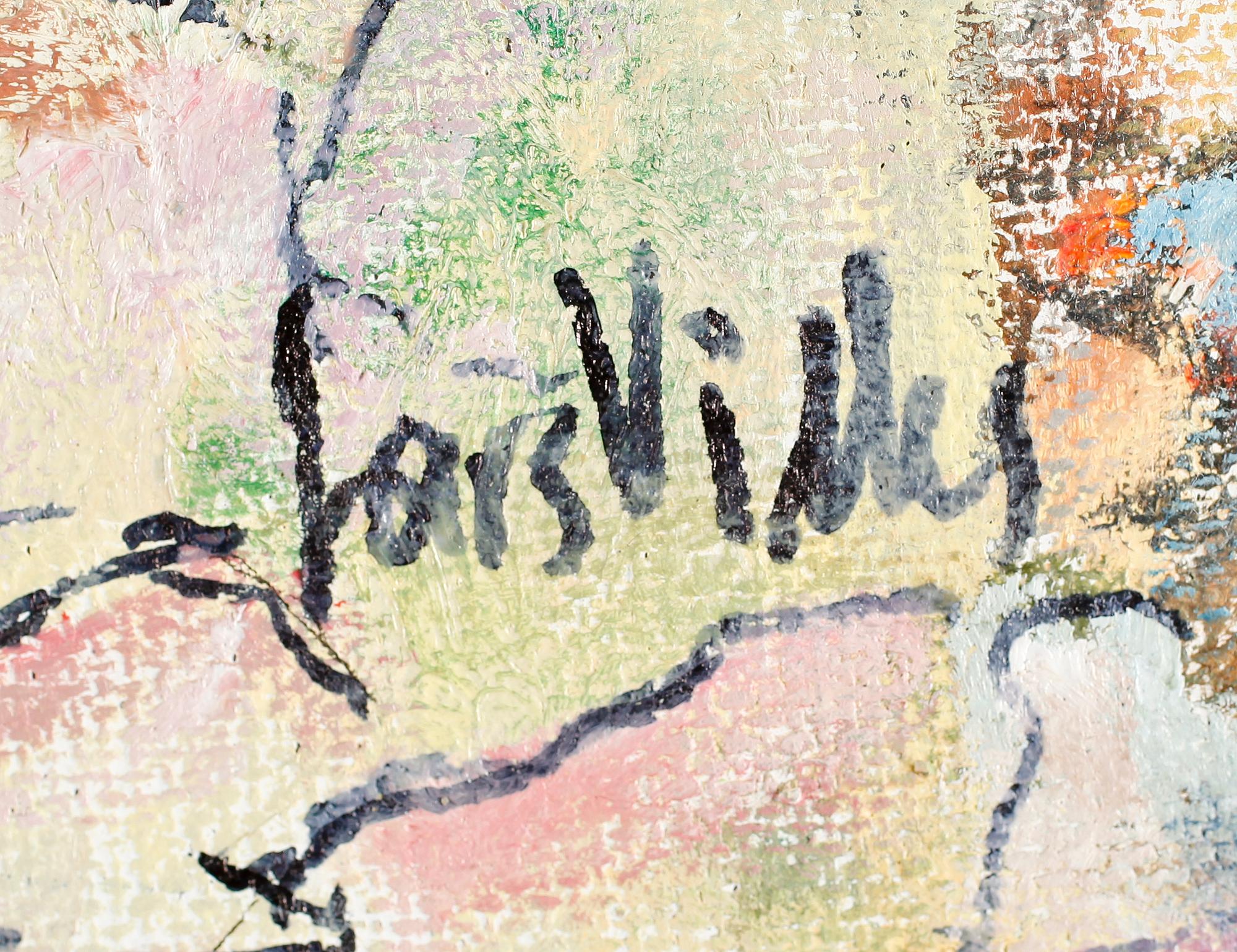 LARS VILKS, olja på duk, signerad.