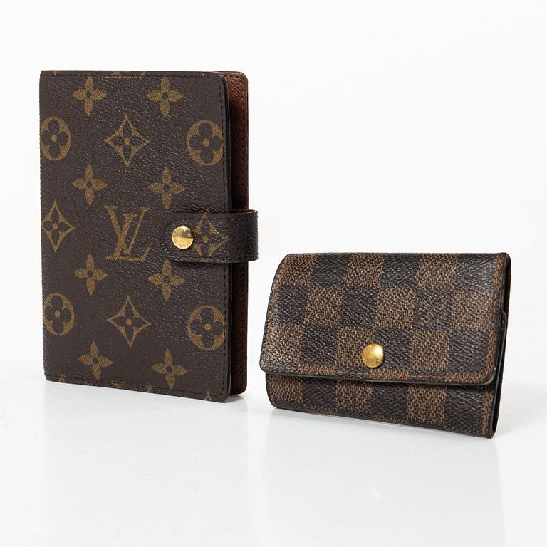 Louis Vuitton, case for agenda and key holder.