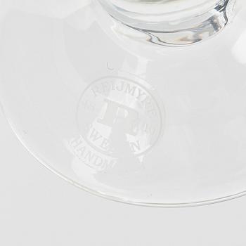 Jonas Bohlin, a pair of snapsglasses , numbered, for Sturehof jubilee 1997, Rejmyre.