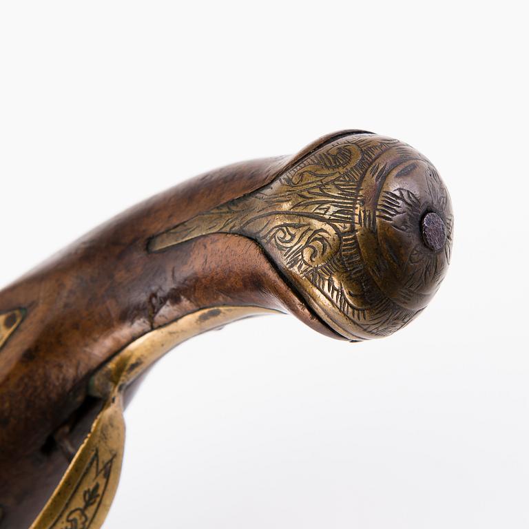 A late 18th Century Italian flintlock pistol.