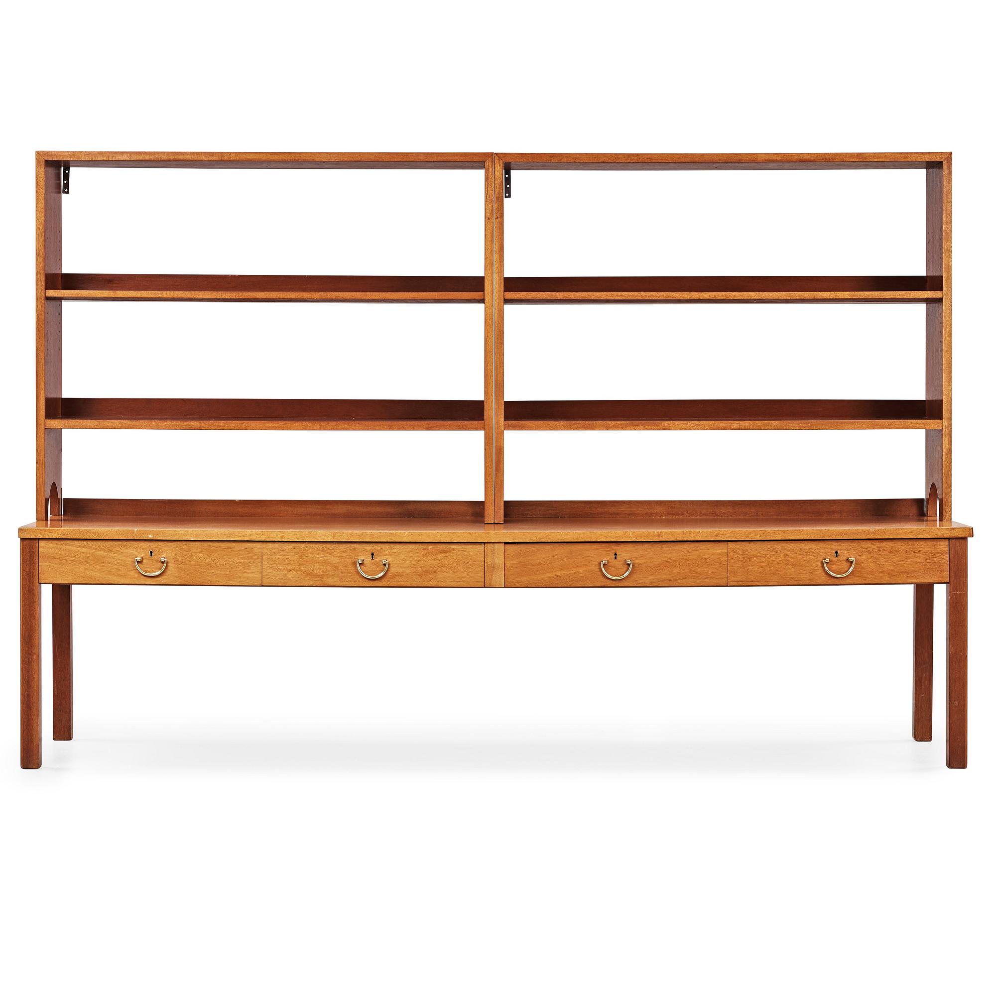 JOSEF FRANK, bord med bokhyllor, Firma Svenskt Tenn, modell 1142.