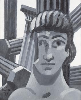 Iván Grünewald, olja på duk, signerad och daterad 1977.