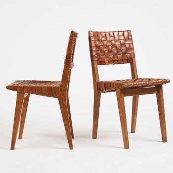 Jens Risom, fyra stolar, Knoll, USA, 1940-tal.