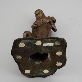 CARL MILLES, sculpture, bronze, signed.
