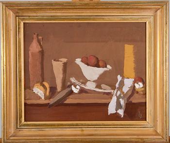 TUOMAS VON BOEHM, olja på skiva, signerad.