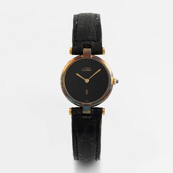 must de Cartier, VLC, armbandsur, 24 mm.