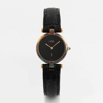 must de Cartier, VLC, wristwatch, 24 mm.