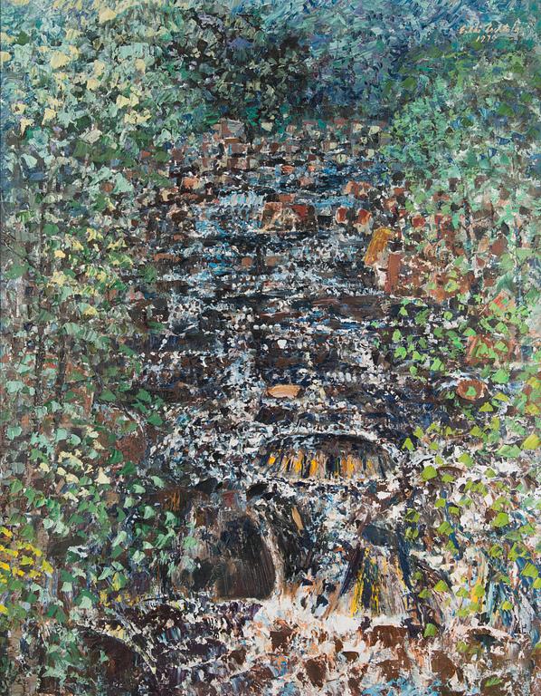 Erkki Luhtala, öljy kankaalle, signeerattu ja päivätty 1972.