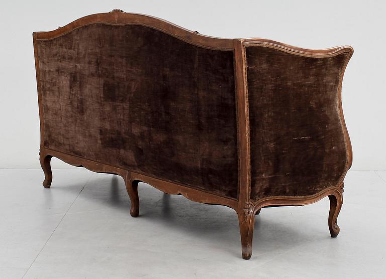 SOFFA, Louis XV-stil, 1800/1900-tal.