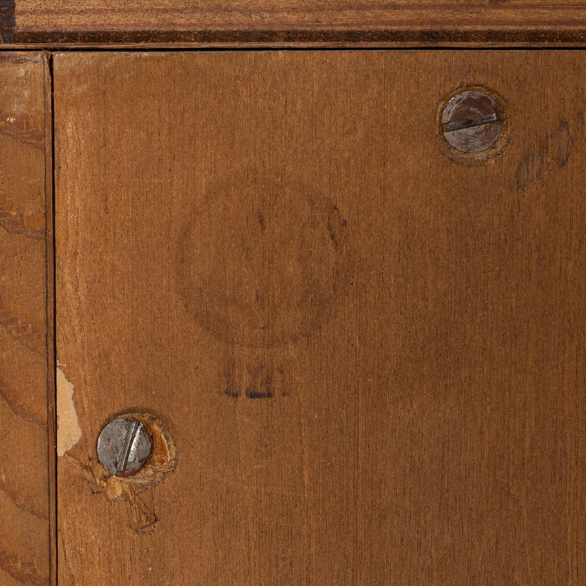 Oscar Nilsson, attributed to, a Swedish Modern oak cabinet, likely executed by Åfors Möbelfabrik, 1940s.
