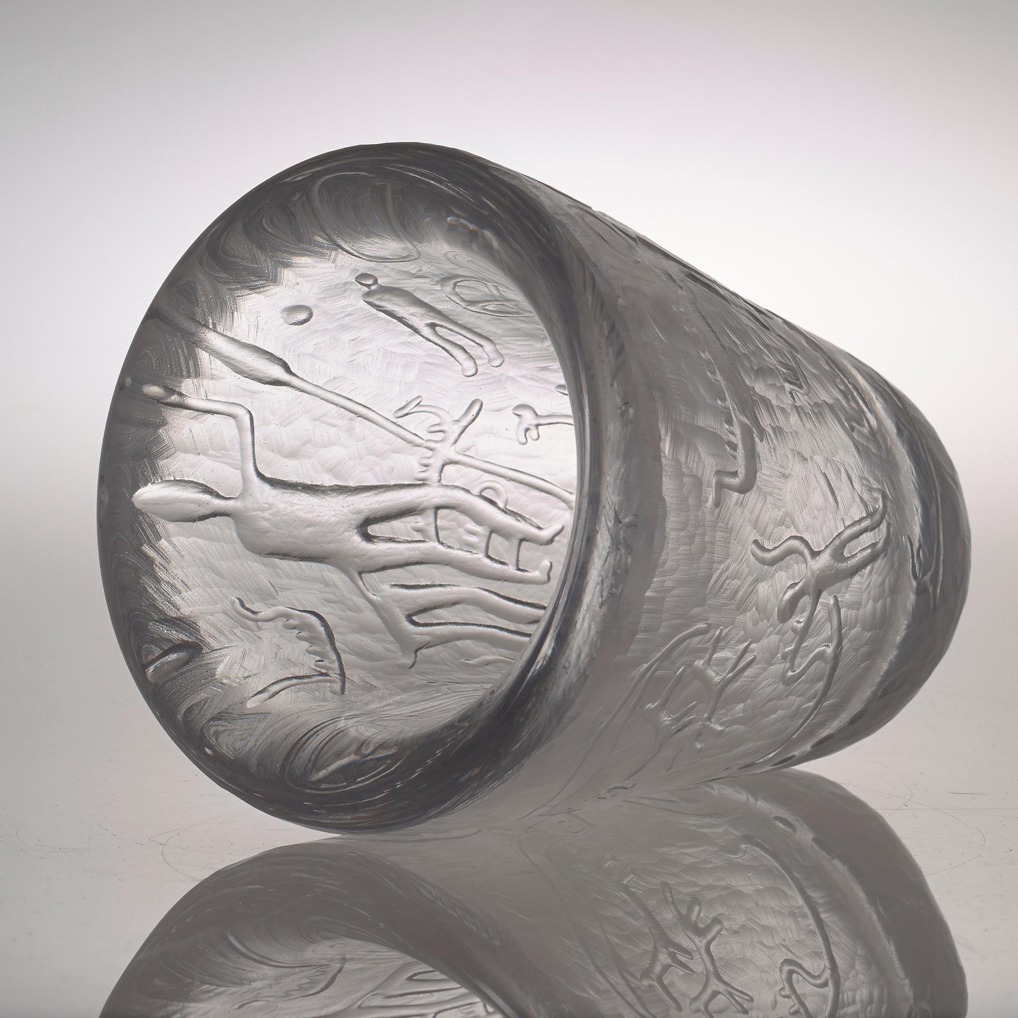 A Vicke Lindstrand glass vase, Kosta.